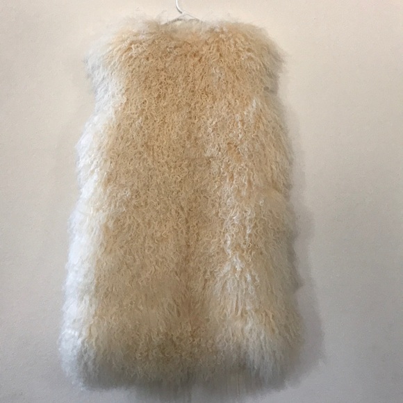 Lamb fur vest coat - Picture 2 of 7